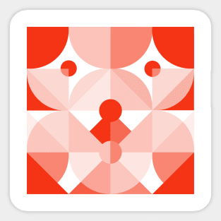 Cute Geometric Design Sticker